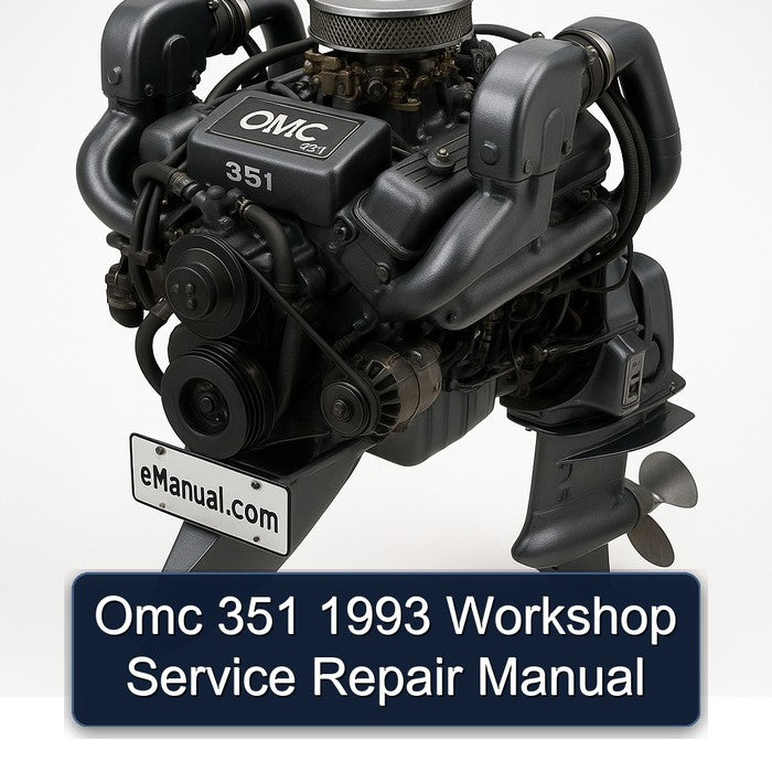 1993 Omc 351 Service Repair Workshop Manual