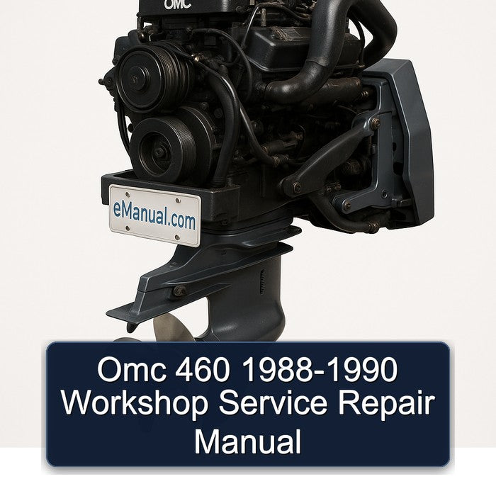 1988-1990 Omc 460 Service Repair Workshop Manual