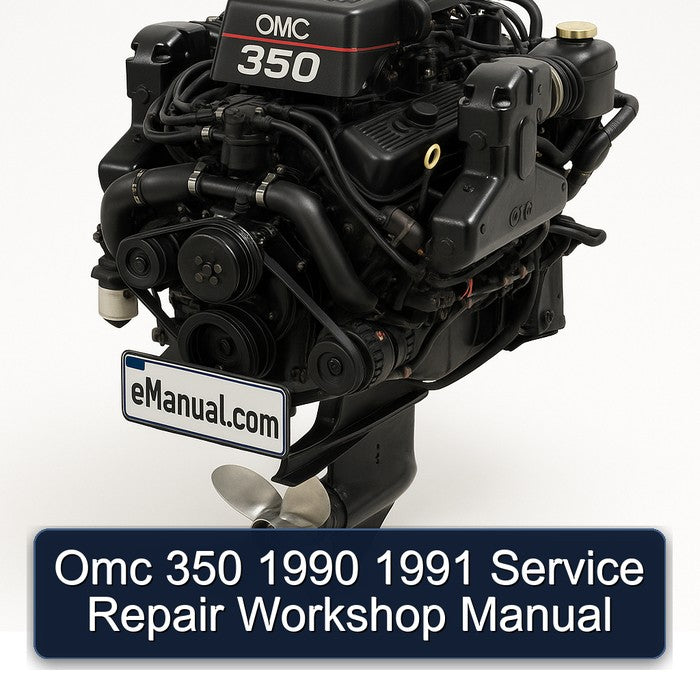 1990-1991 Omc 350 Service Repair Workshop Manual