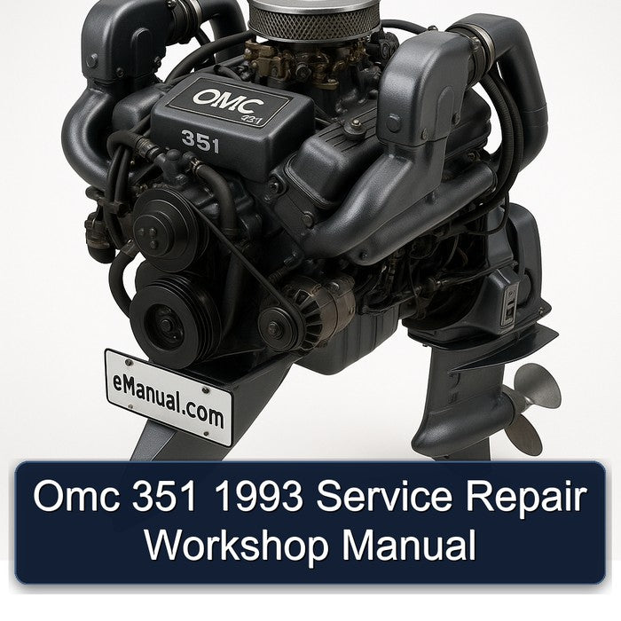 1993 Omc 351 Service Repair Workshop Manual