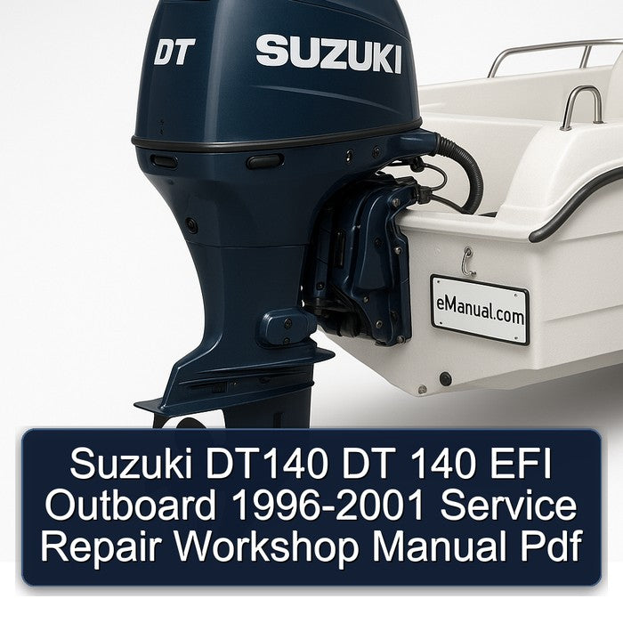 1996-2001 Suzuki DT140 DT 140 EFI Outboard Service Repair Workshop Manual