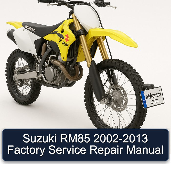 2002-2013 Suzuki RM Series RM85 Service Repair Workshop Manual