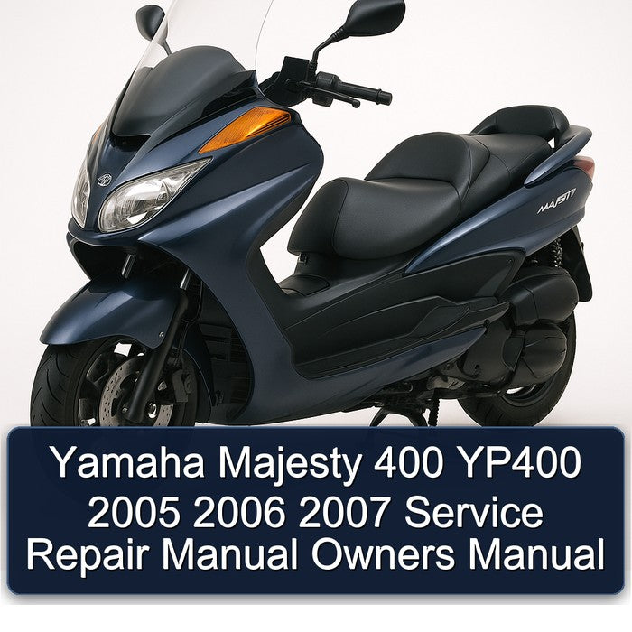 2005-2007 Yamaha Majesty 400 YP400 Owners Owner's Manual
