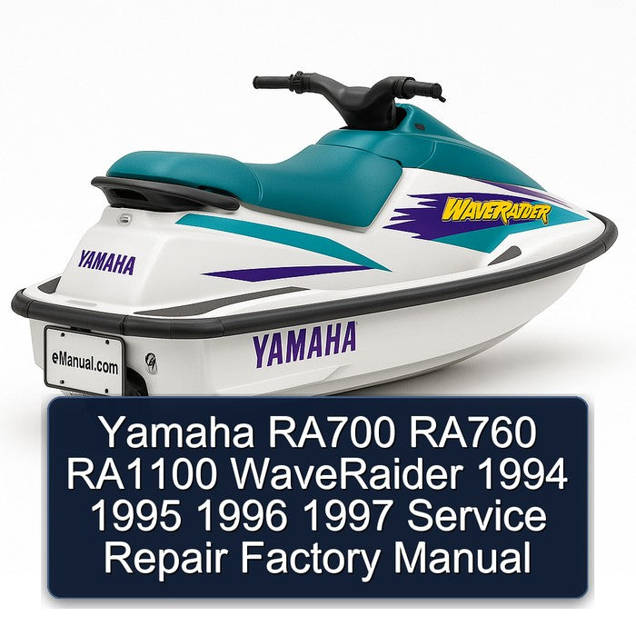 1994-1997 Yamaha RA700 RA760 RA1100 Waveraider Service Repair Workshop Manual