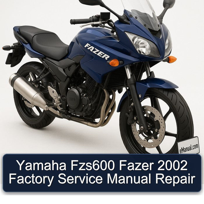 2002 Yamaha Fazer FZS600 Service Repair Workshop Manual
