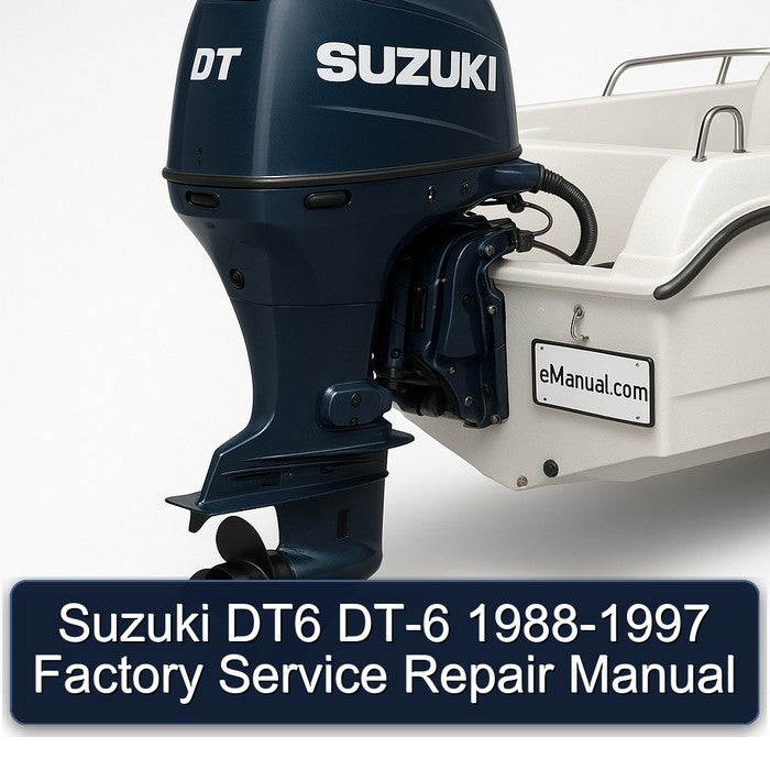 1988-1997 Suzuki DT6 DT-6 Service Repair Workshop Manual