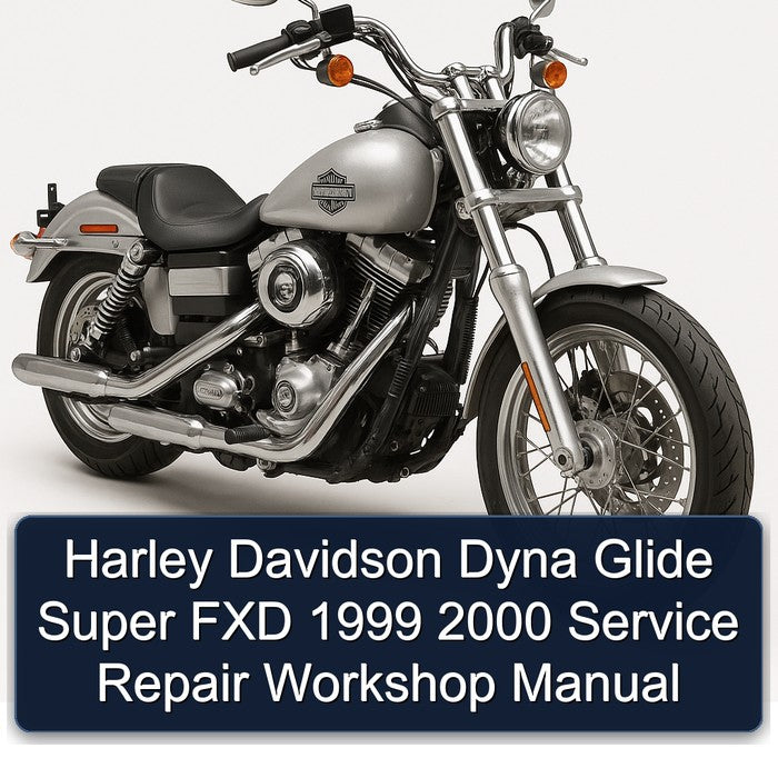 1999-2000 Bajaj Super Harley Davidson Dyna Glide FXD Service Repair Workshop Manual