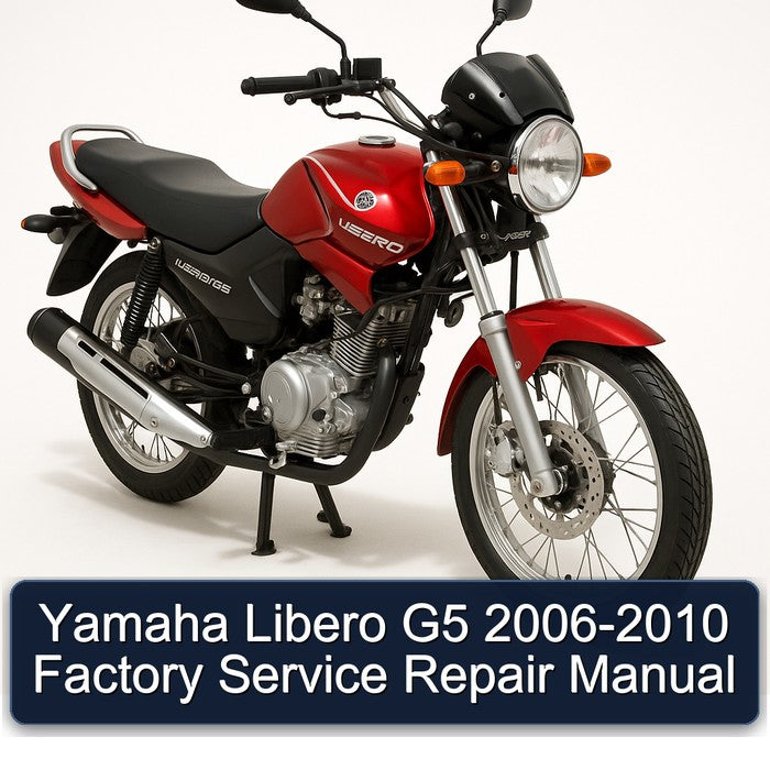 2006-2010 Yamaha Libero G5 Service Repair Workshop Manual