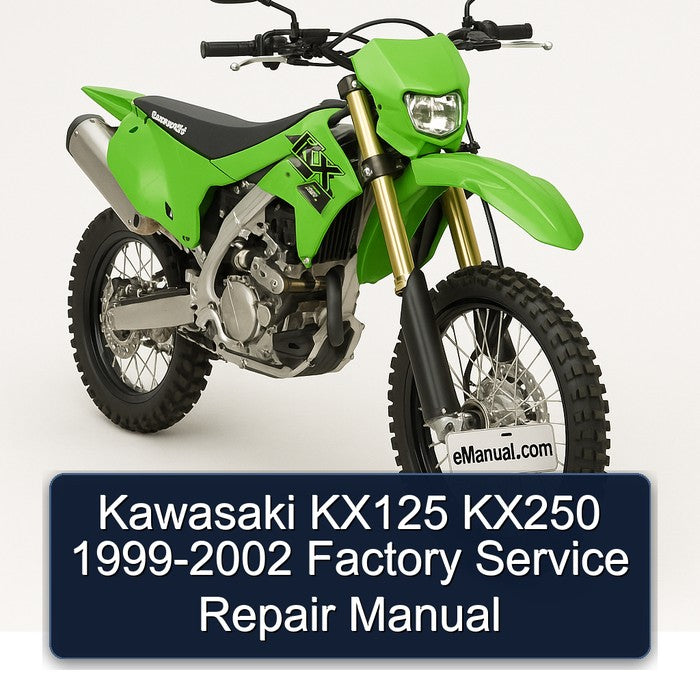 1999-2002 Kawasaki KX Series KX125 KX250 Service Repair Workshop Manual