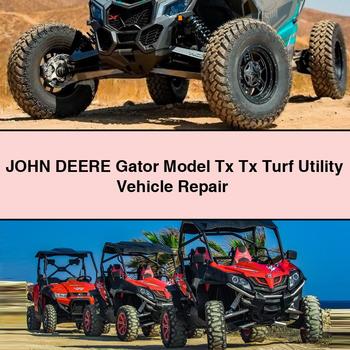 John Deere Gator Model Tx Turf Utility Vehicle Service Repair Workshop Manual