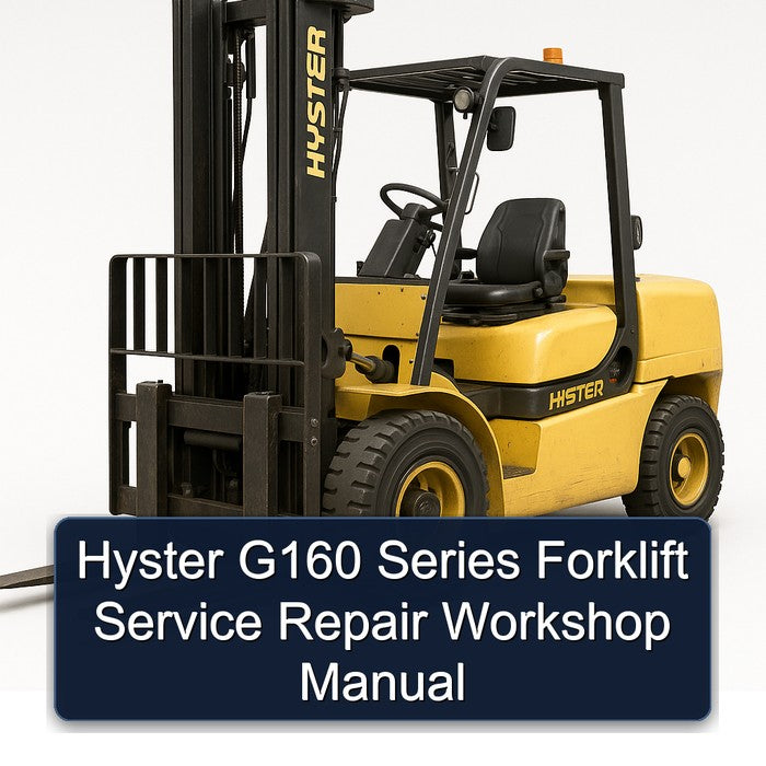 Hyster G160 Series Forklift Service Repair Workshop Manual