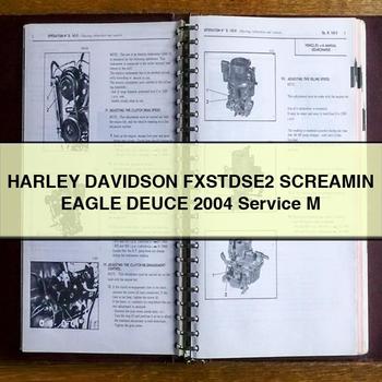 2004 Harley Davidson Fxstdse2 Screamin Eagle Deuce M Service Repair Workshop Manual