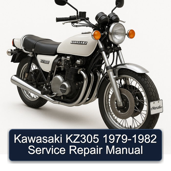 1979-1982 Kawasaki KZ Series KZ305 Service Repair Workshop Manual