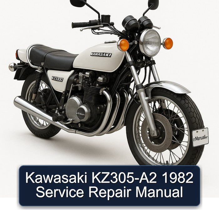 1982 Kawasaki KZ Series KZ305-A2 Service Repair Workshop Manual