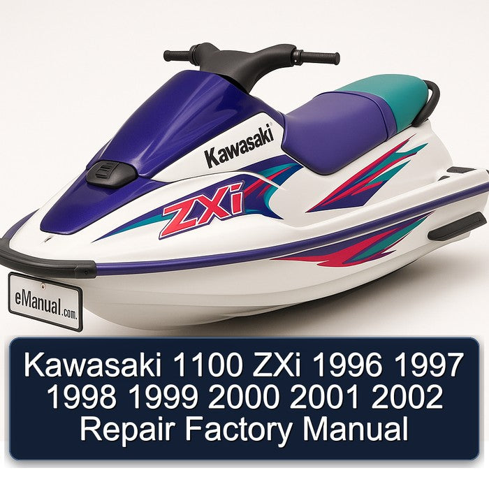 1996-2002 Kawasaki 1100 Zxi Service Repair Workshop Manual
