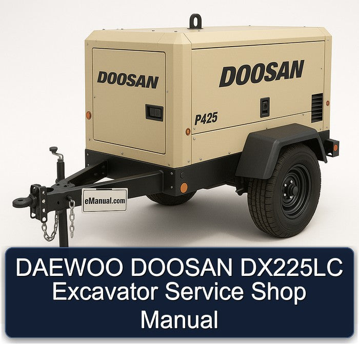Daewoo Doosan DX225LC Excavator Shop Service Repair Workshop Manual