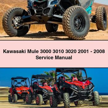 2001-2008 Kawasaki Mule 3000 3010 3020 Service Repair Workshop Manual