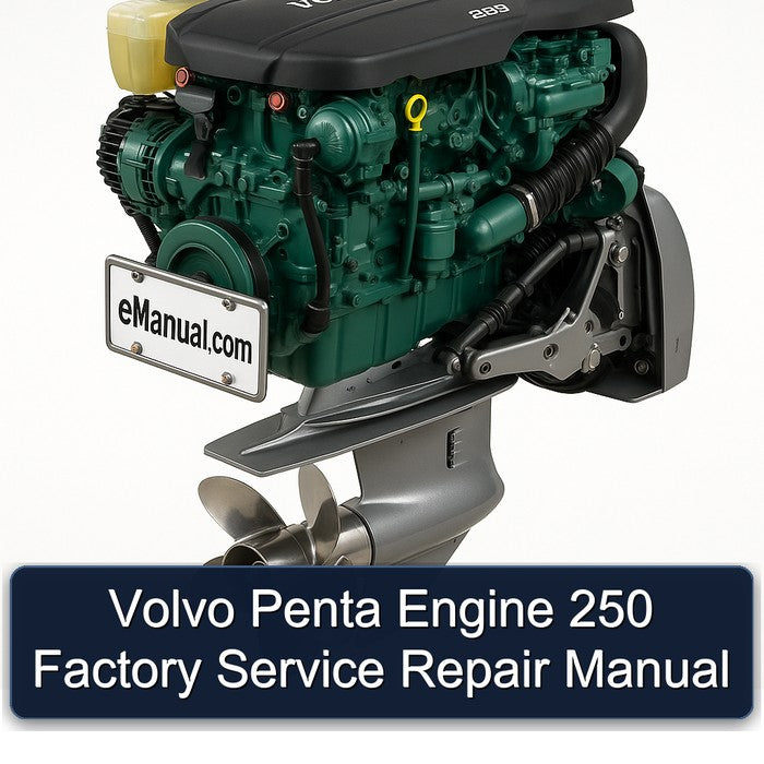 Volvo Penta Engine 250 Service Repair Workshop Manual