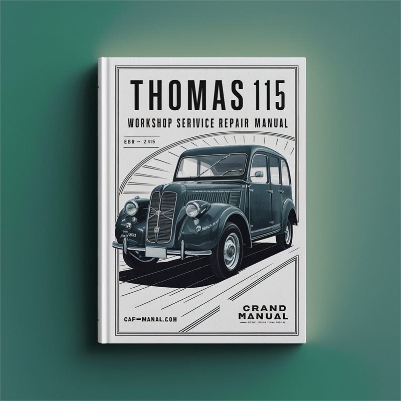 Thomas 115 Service Repair Workshop Manual