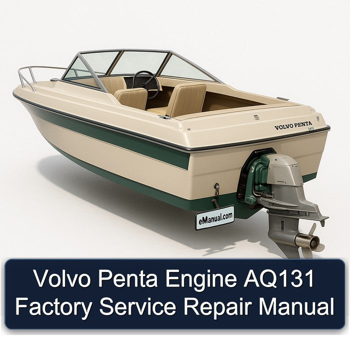 Volvo Penta Engine AQ131 Service Repair Workshop Manual