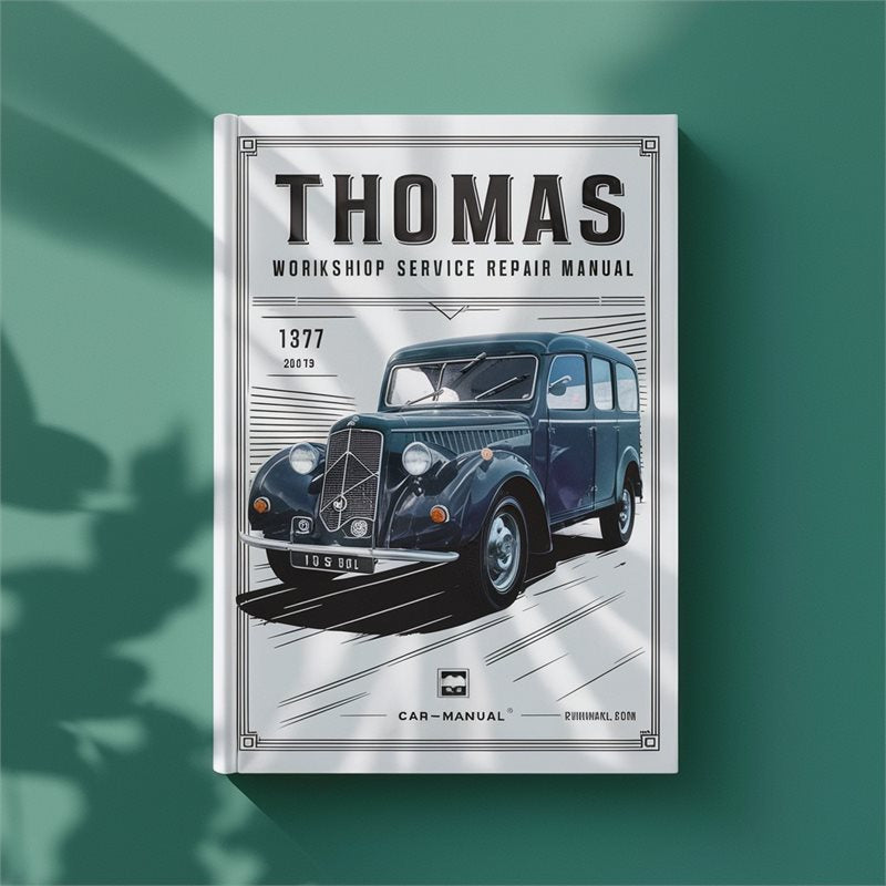 Thomas T 137 Service Repair Workshop Manual