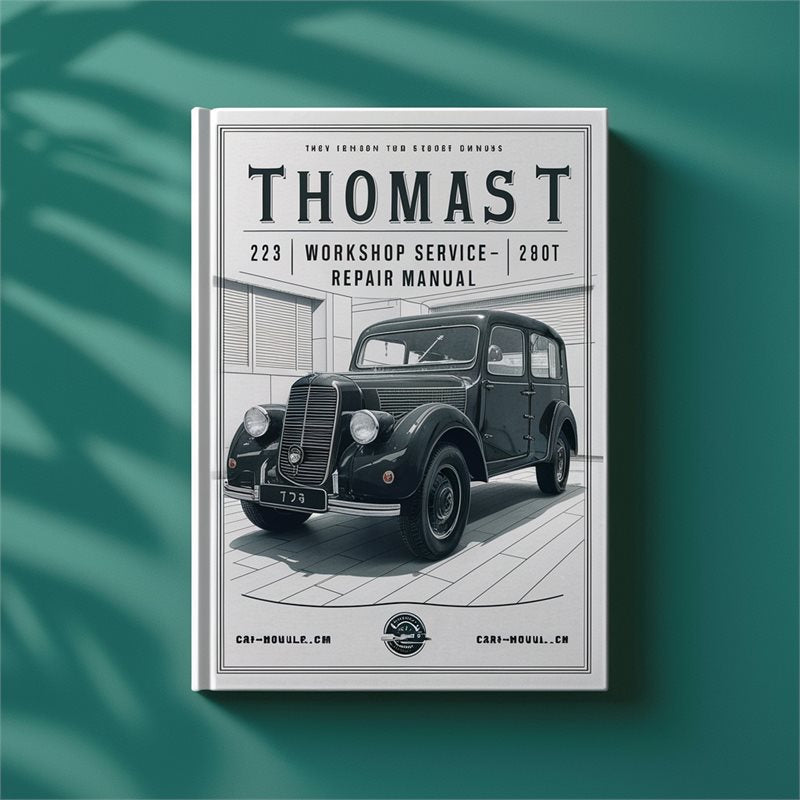 Thomas T 225 Service Repair Workshop Manual