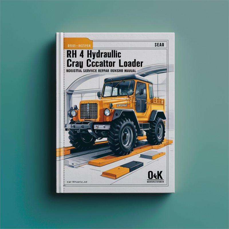 O K Orenstein Koppel RH 4 Hydraulic Crawler Excavator Loader Industrial Service Repair Workshop Manual