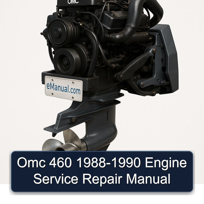 1988-1990 Omc 460 - Engine Service Repair Workshop Manual