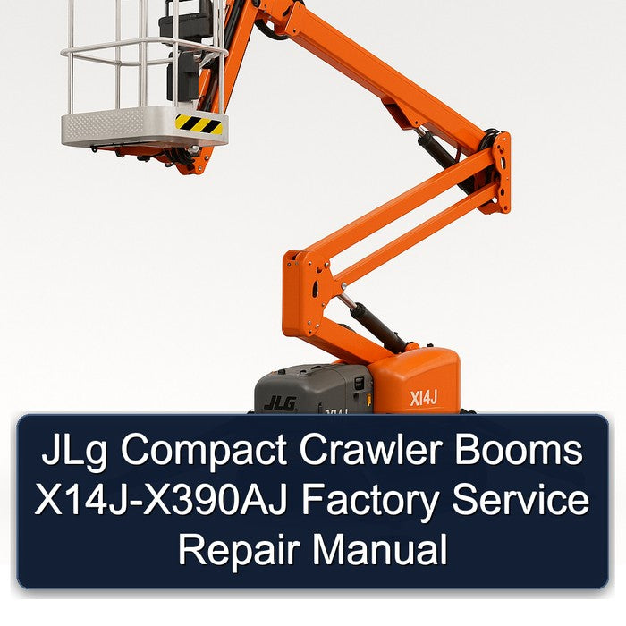 Jlg Compact Crawler Booms X14j-x390aj Service Repair Workshop Manual