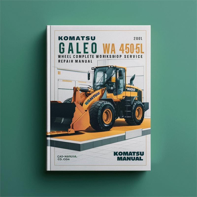 Komatsu Galeo WA450-5L WA480-5L Wheel Loader Service Repair Workshop Manual