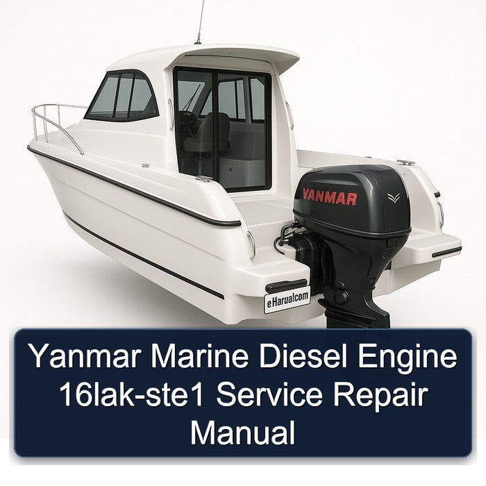 Yanmar Marine Diesel Engine 16LAK-STE1 Service Repair Workshop Manual