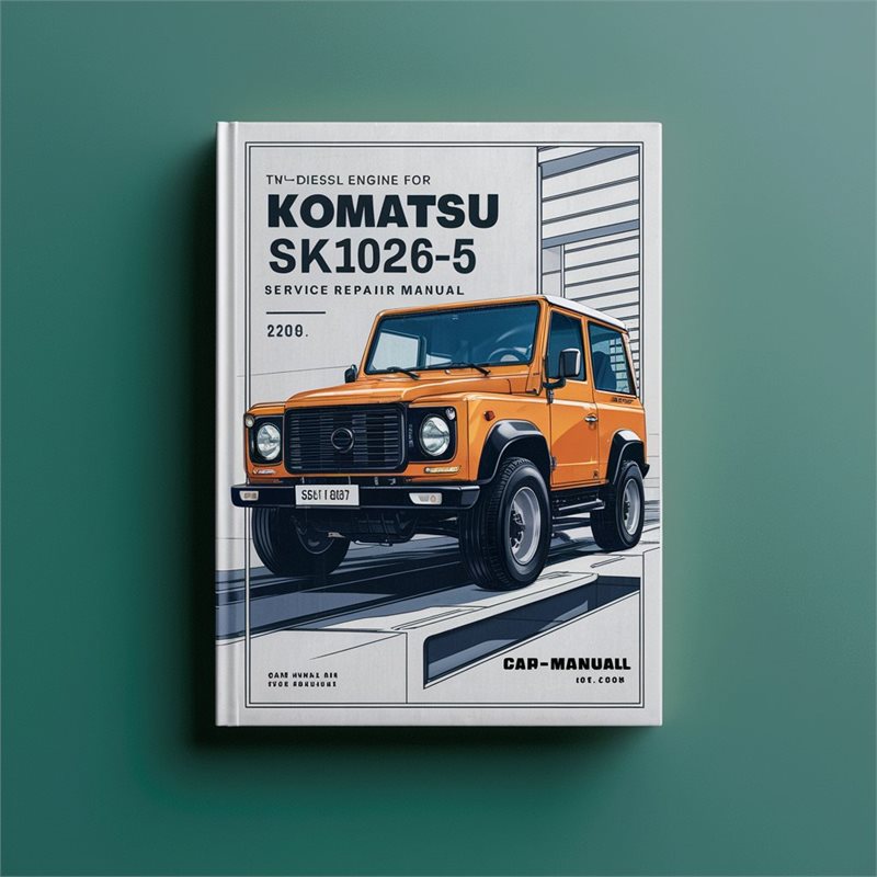 TNV Diesel Engine Komatsu Sk1026-5 Turbo Service Repair Workshop Manual