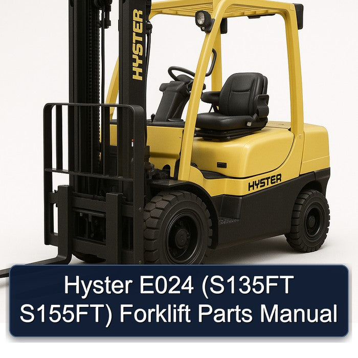 Hyster E024 (s135ft S155ft) Forklift Parts Catalog