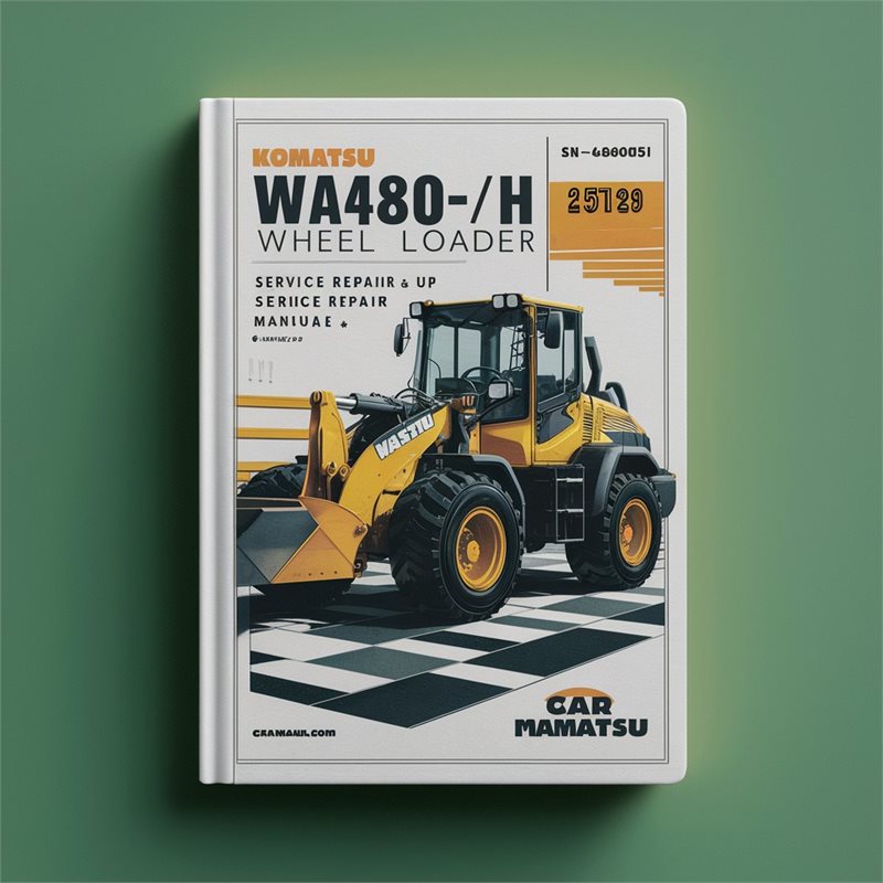 Komatsu WA480-5H Wheel Loader SN Wa480h50051 UP Service Repair Workshop Manual