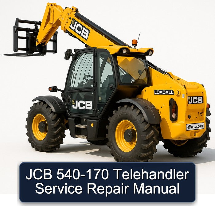 JCB 540-170 Telehandler Service Repair Workshop Manual