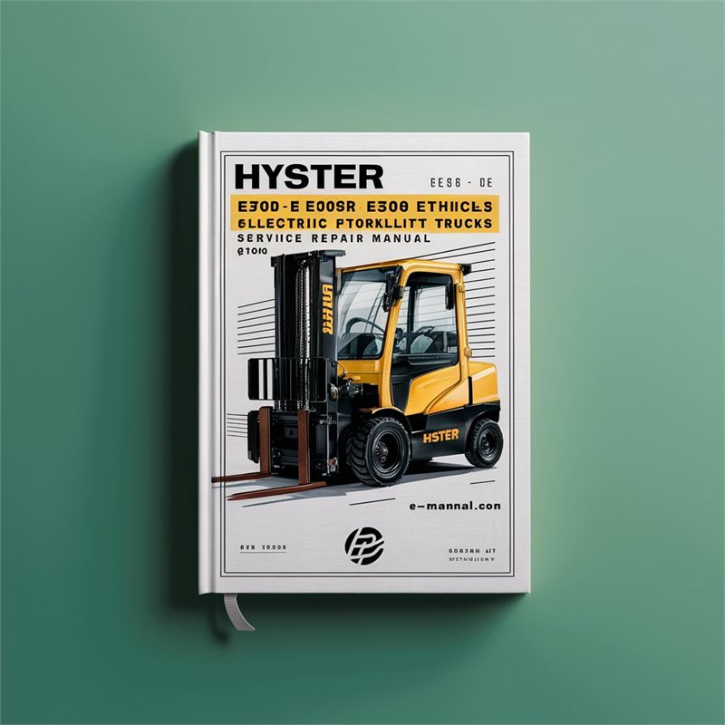 Hyster E30B E40B E50B E60BS (B108) Electric Forklift Trucks Service Repair Workshop Manual