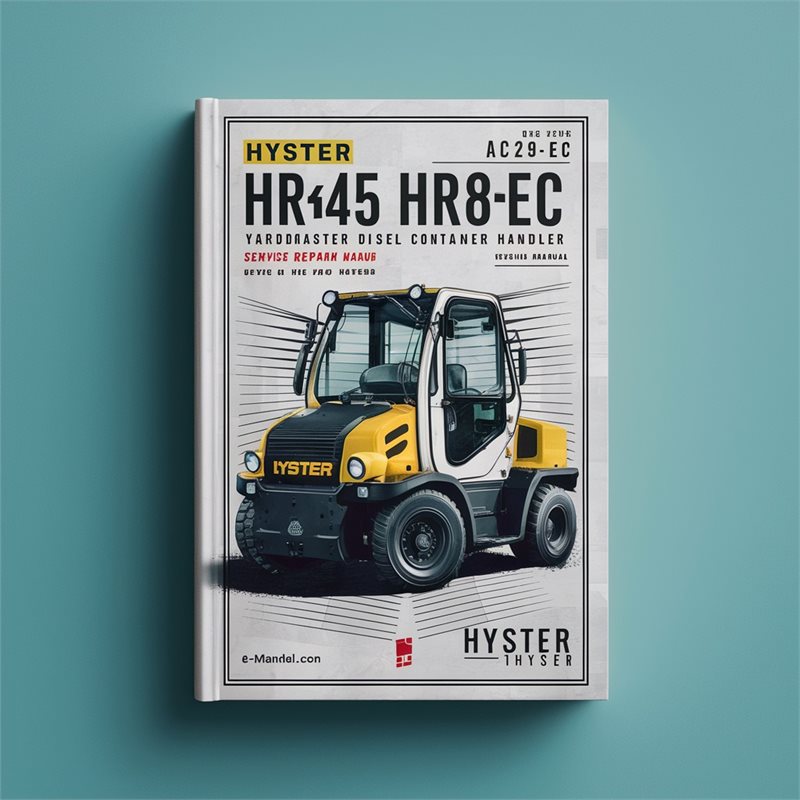Hyster HR45-EC HR48-EC (A228) Yardmaster Diesel Container Handler Service Repair Workshop Manual
