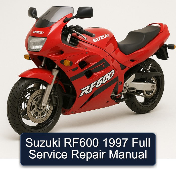 1997 Suzuki RF600 Service Repair Workshop Manual