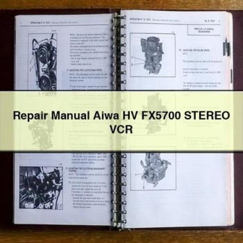 Repair Manual Aiwa HV FX5700 Stereo VCR