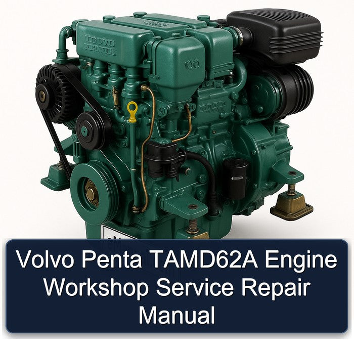 Volvo Penta Tamd62a Engine Service Repair Workshop Manual