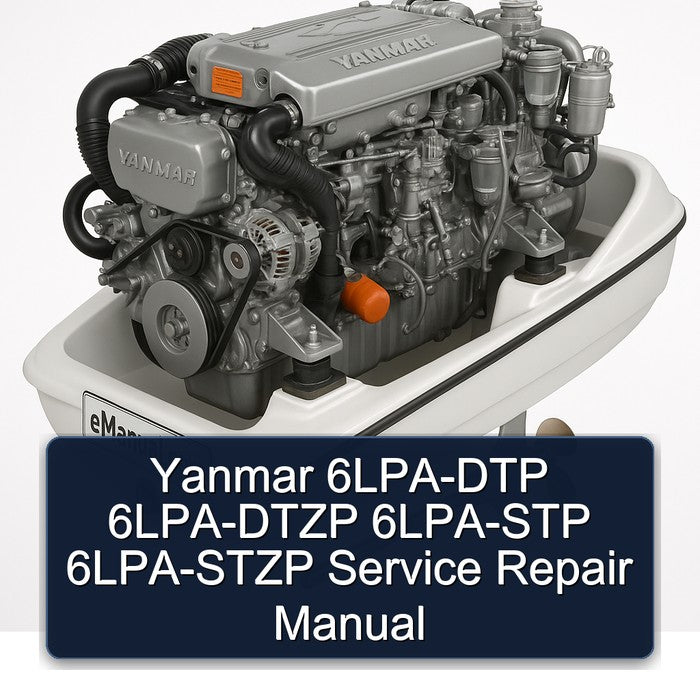 Yanmar 6LPA-DTP 6LPA-DTZP 6LPA-STP 6LPA-STZP Service Repair Workshop Manual