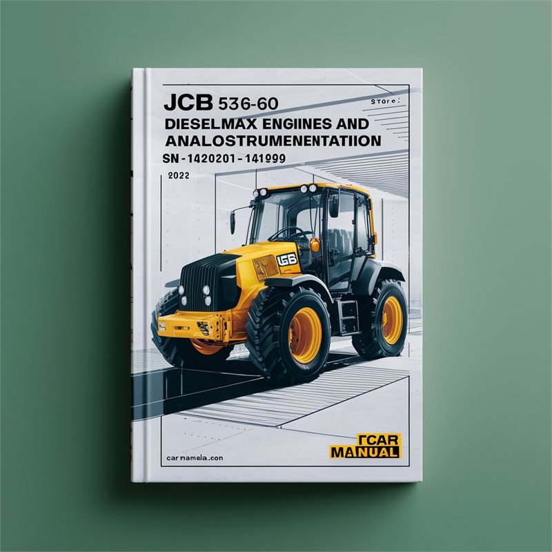 JCB 536-60 Dieselmax Engines Analogue CAB Instrumentation SN 1422000-1441999 Service Repair Workshop Manual