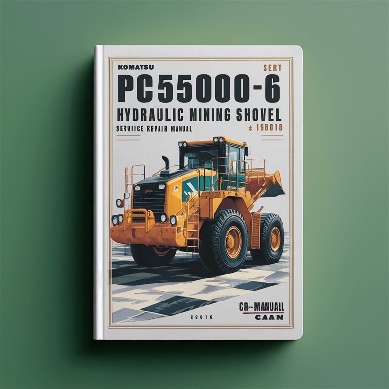 Komatsu Pc5500-6 Hydraulic Mining Shovel (serial Number: 15018) Service Repair Workshop Manual