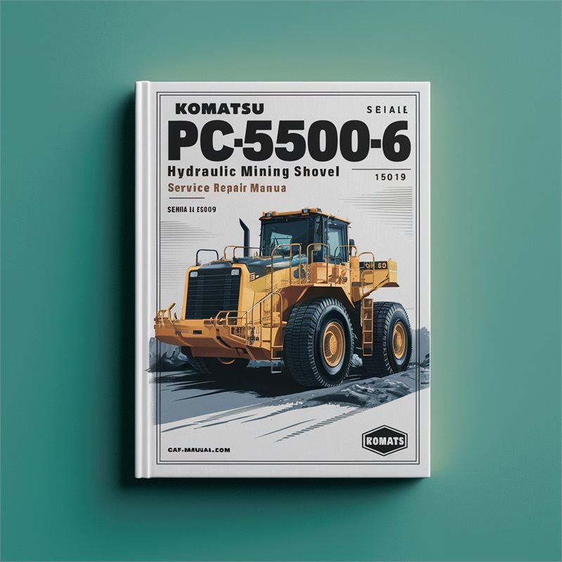 Komatsu Pc5500-6 Hydraulic Mining Shovel (serial Number: 15019) Service Repair Workshop Manual