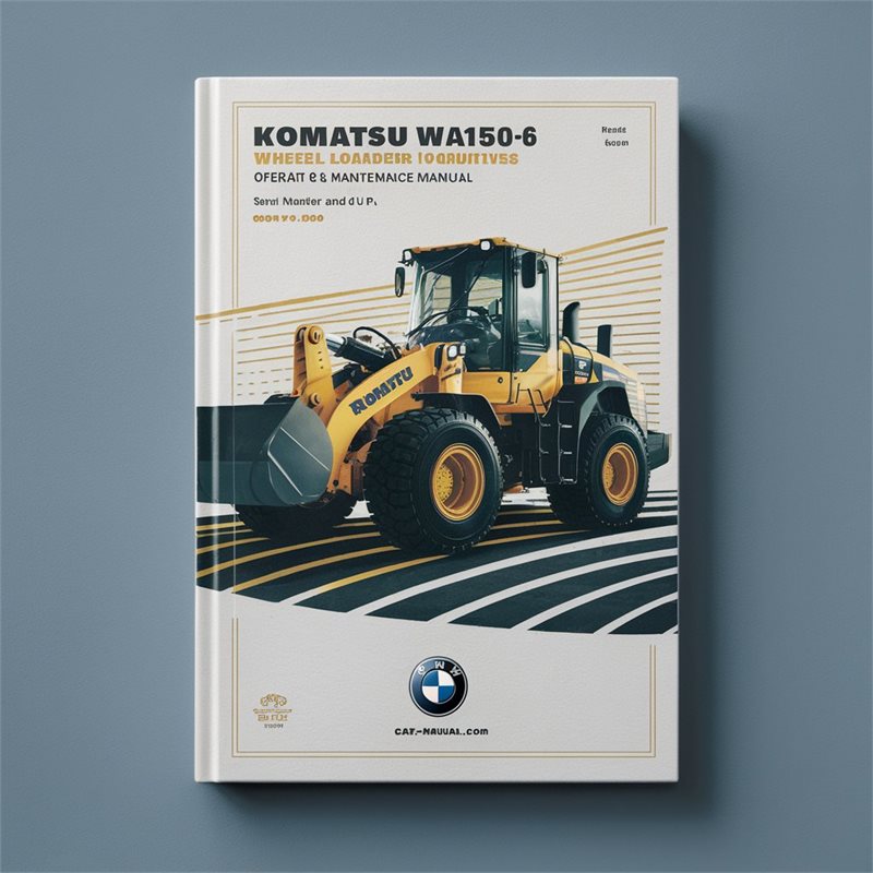 Komatsu WA150-6 Wheel Loader Operation (serial Number: 80051 Up) Service Repair Workshop Manual