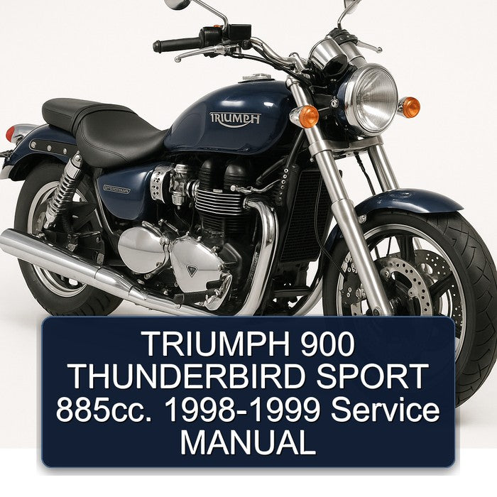 1998-1999 Triumph Thunderbird 900 Sport 885cc. Service Repair Workshop Manual