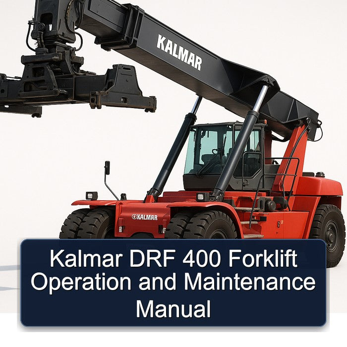 Kalmar DRF 400 Forklift Operation Service Repair Workshop Manual