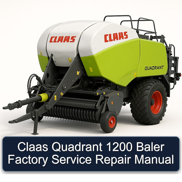 Claas Quadrant 1200 Baler Service Repair Workshop Manual