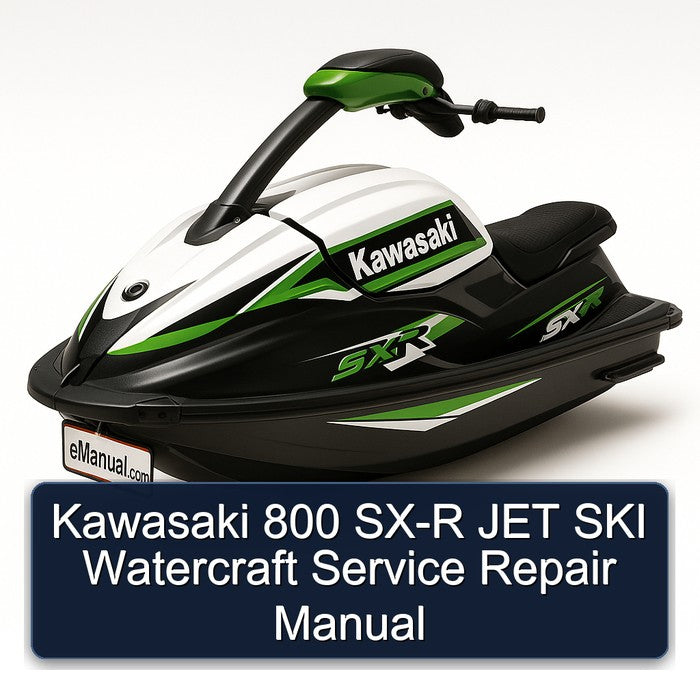 Kawasaki 800 SX-R JET SKI Watercraft Service Repair Workshop Manual