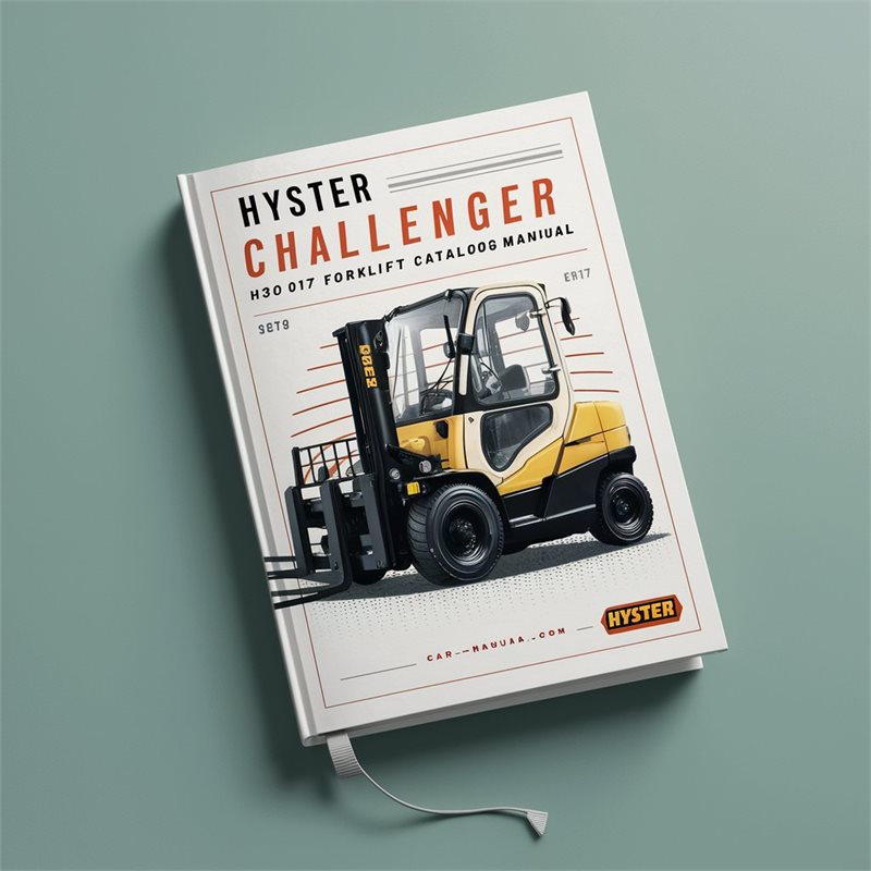 Hyster Challenger H36.00c C117 Forklift Parts Catalog